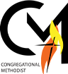 New Hampton Methodist Church Stacked Logo